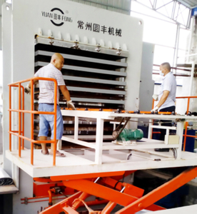 Multilayer micanite board press
